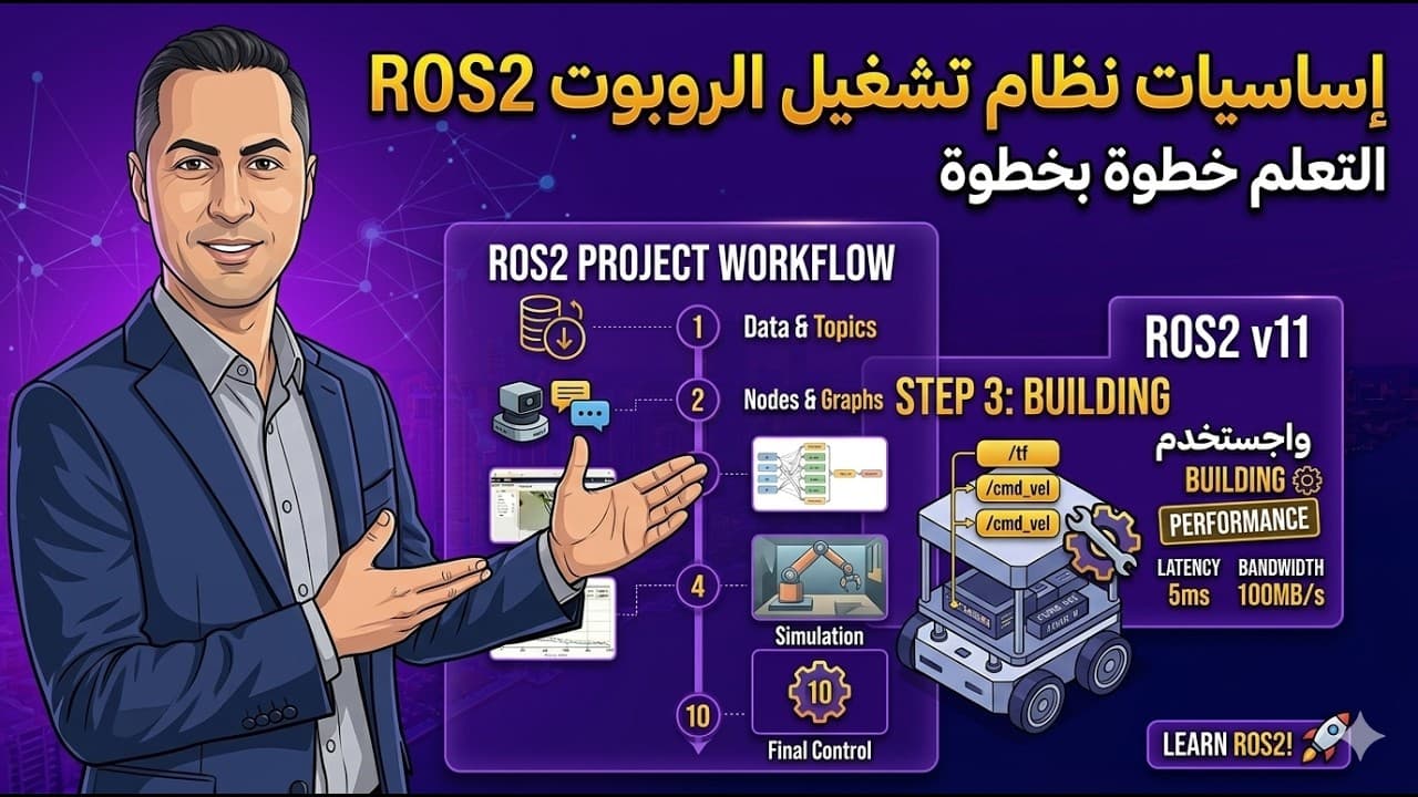 اساسيات نظام تشغيل الروبوت ROS2 